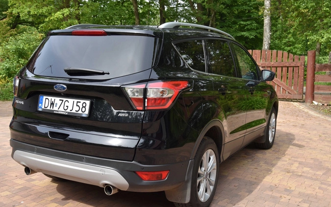 Ford Kuga cena 89500 przebieg: 99500, rok produkcji 2019 z Wrocław małe 497